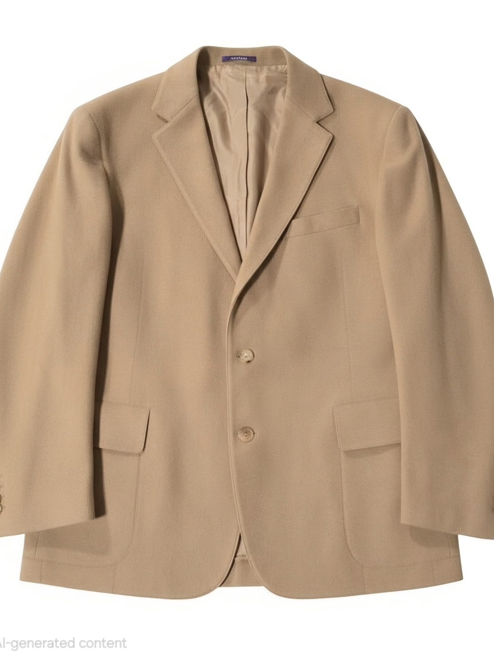 Ralph Lauren Purple Label Camel Wool Jersey Sport Coat Blazer Size 42R